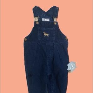 Boys blue corduroy overalls. 24 months.